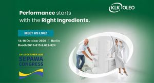 KLK OLEO showcases the full Home Care and Personal Care portfolio at SEPAWA Europe 2026 